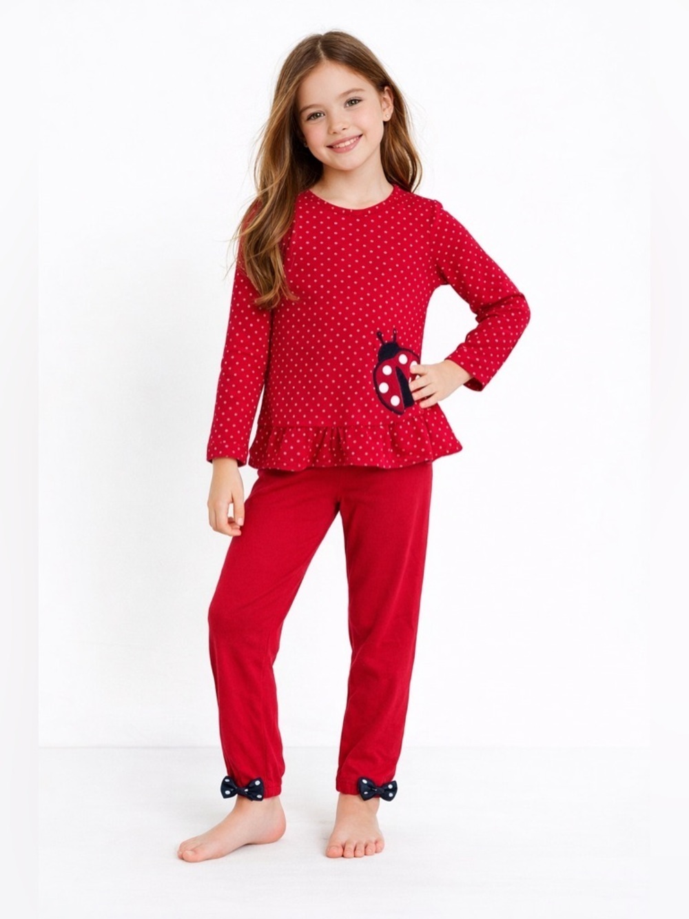 Gymboree Red Pajama Set Cozy Sleepwear/size 8